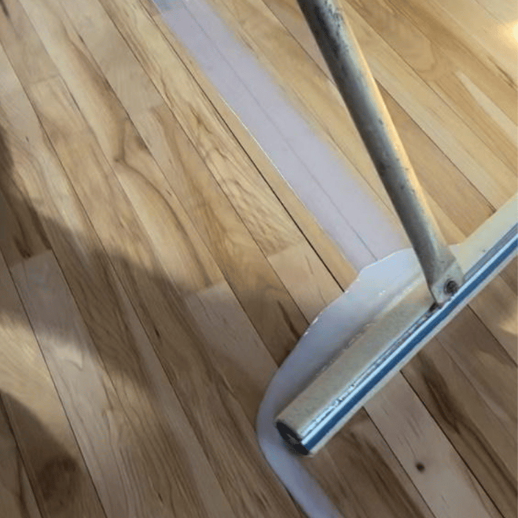 Applying commercial grade protection to the school hall floor