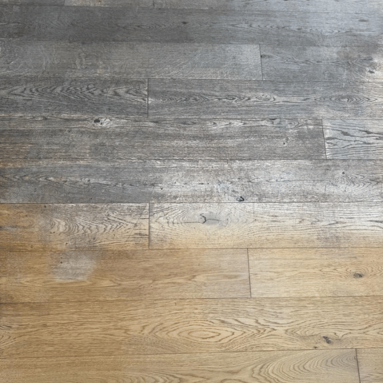 Oak Floor Restoration Before
