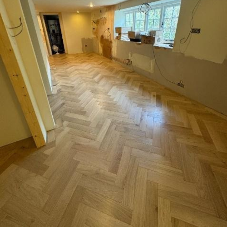 Herringbone Parquet Floor Installation Devon TFS
