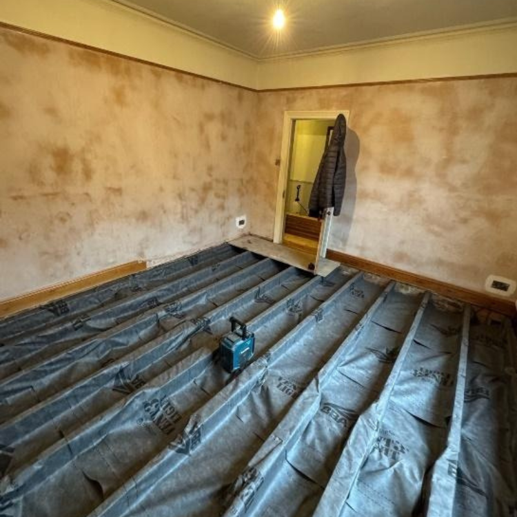 Preparing Flooring for Insulation