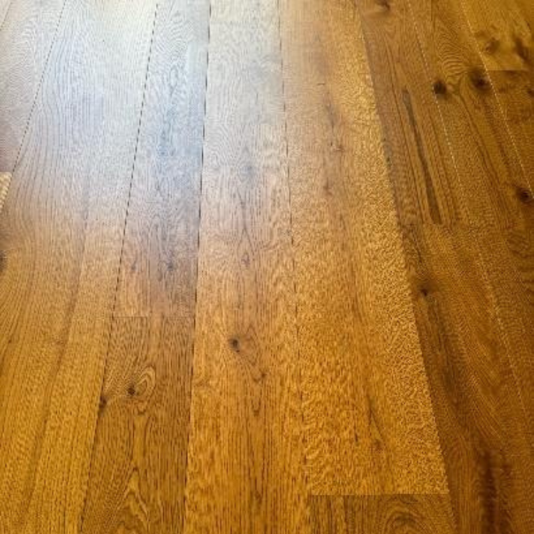 medium oak treated wood floor