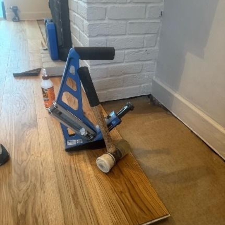 oak floor installation