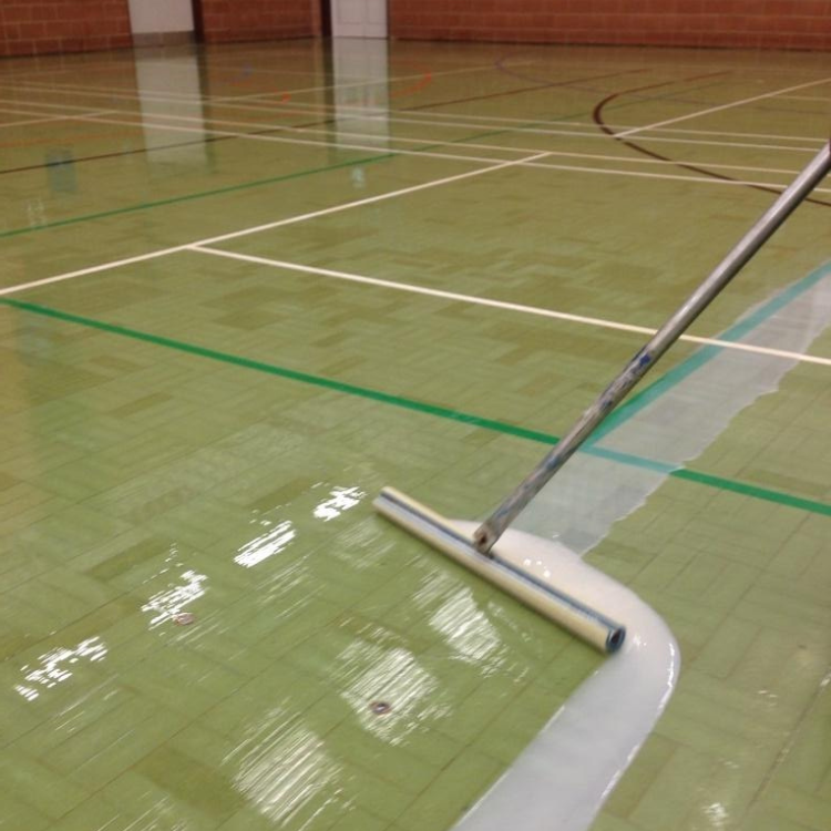 Sports Hall Maintenance in Newport Resealing