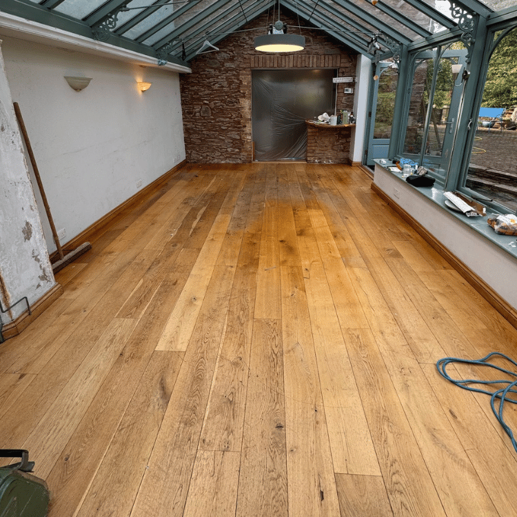Conservatory Wood Flooring Taunton Worn