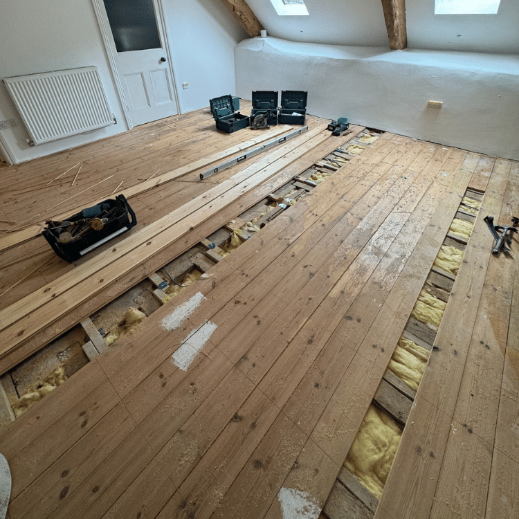 Investigating and securing floorboards
