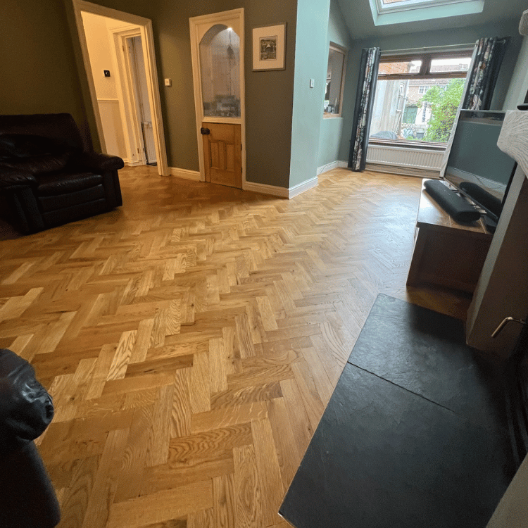 Solid Oak Herringbone Floor Installtion Experts