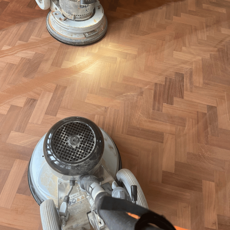 Lagler sanding machine parquet floor restoration