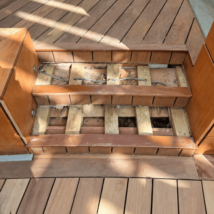 Restoring Wood Decking Stairs