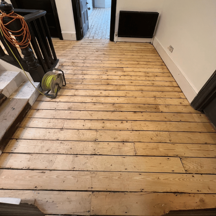 Starting point Victorian floorboard restoration