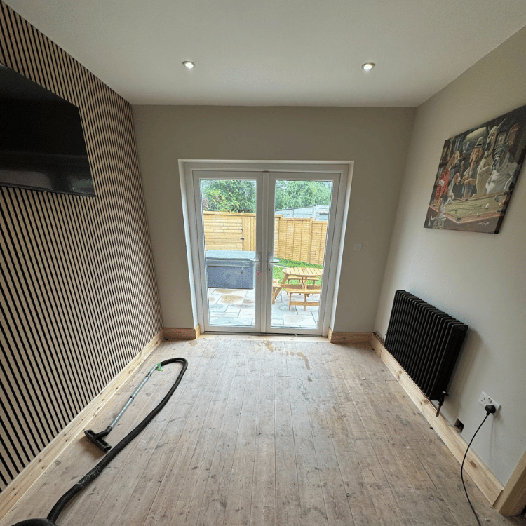 Wood floor restoration Burnham Somerset